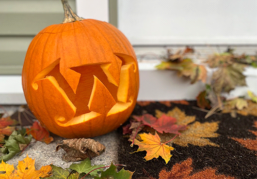 Halloween Weed Man pumpkin